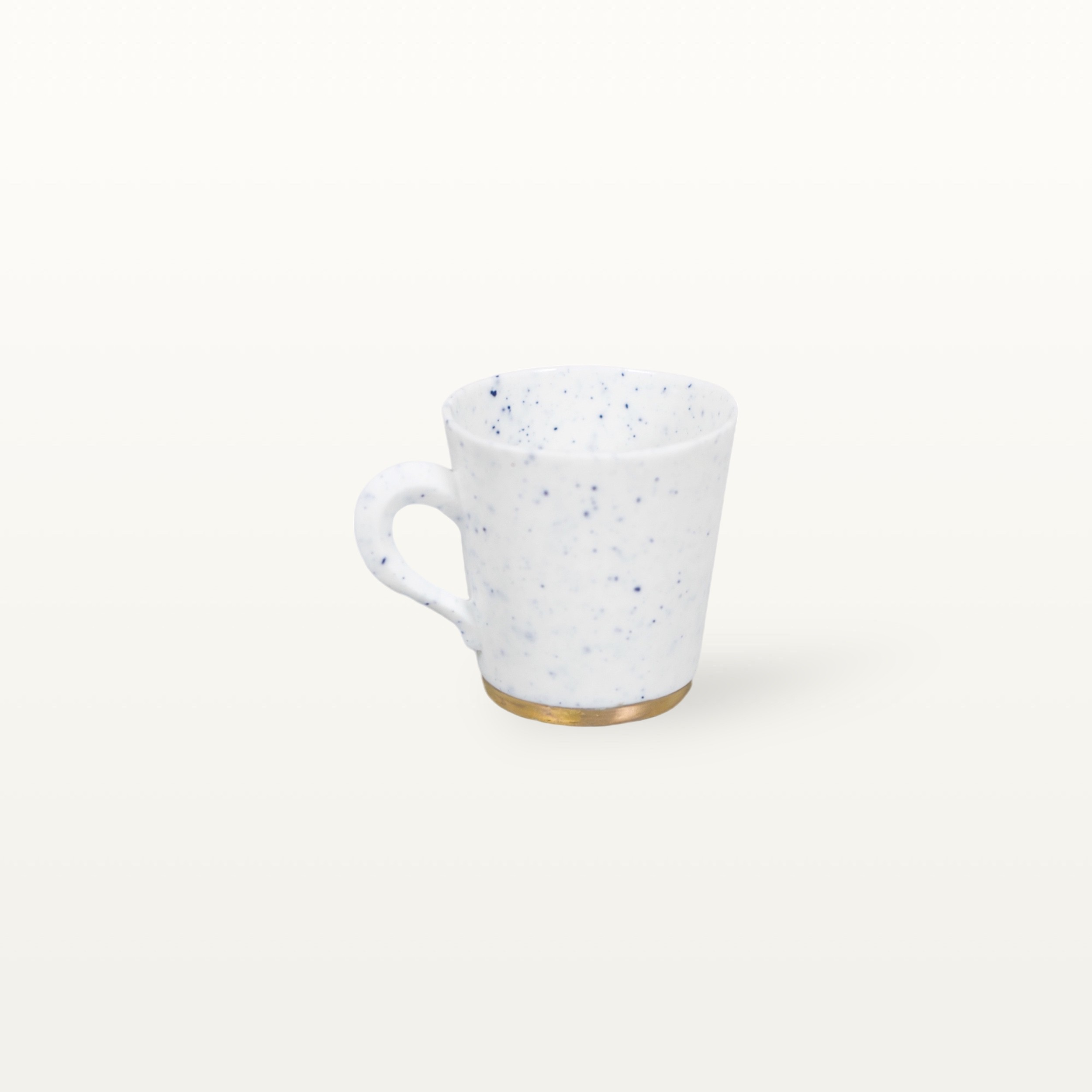 Espressotasse mit Goldelementen - Gesprenkelt 4 Espressotasse mit Goldelementen - Gesprenkelt – Bild 4