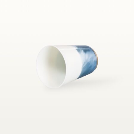 Mittelgroßer Blauer Becher mit Goldelementen 7 Mittelgroßer Blauer Becher mit Goldelementen – Bild 3