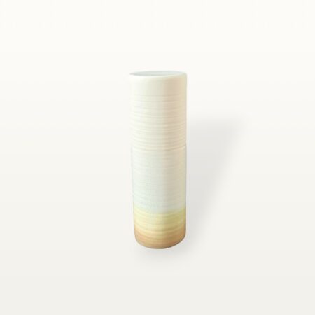 Porzellan Vase zylindrisch - Braun – Bild 5