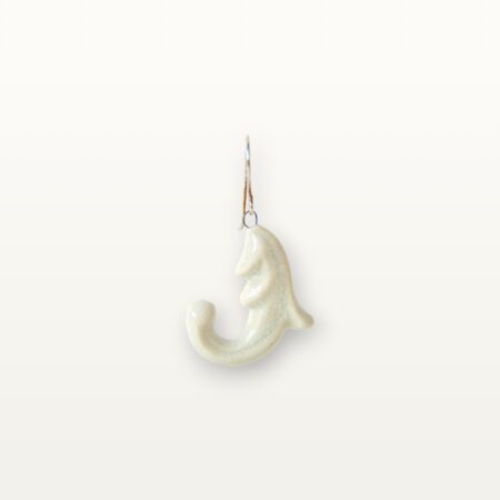Ohrring Ornament Weiß