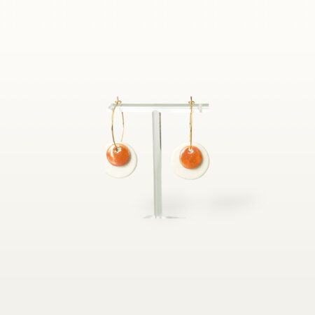 Ohrringe "Smartys" - Orange 6 Ohrringe "Smartys" - Orange – Bild 3