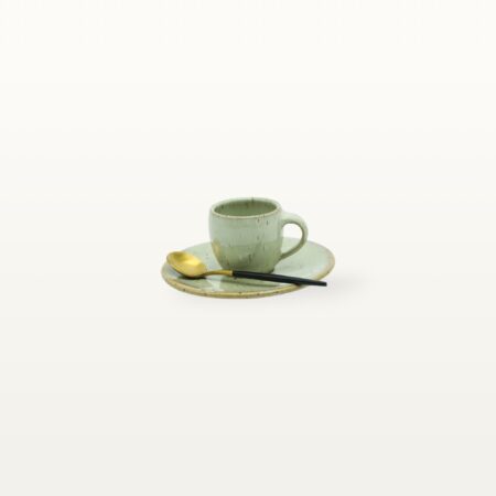 Alternative view of Espresso-Set "Napoli" - Hellgrün