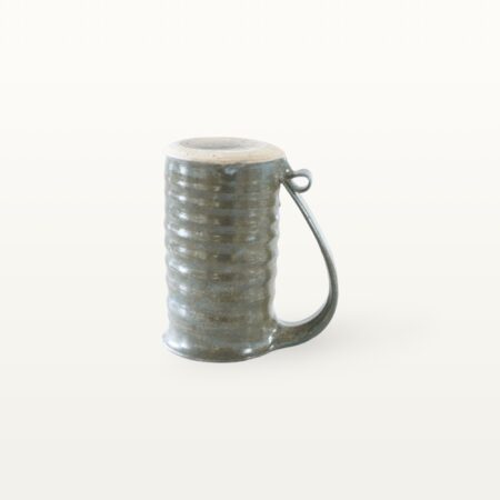 Gerade, hohe Keramiktasse - blau 7 Gerade, hohe Keramiktasse - blau – Bild 3