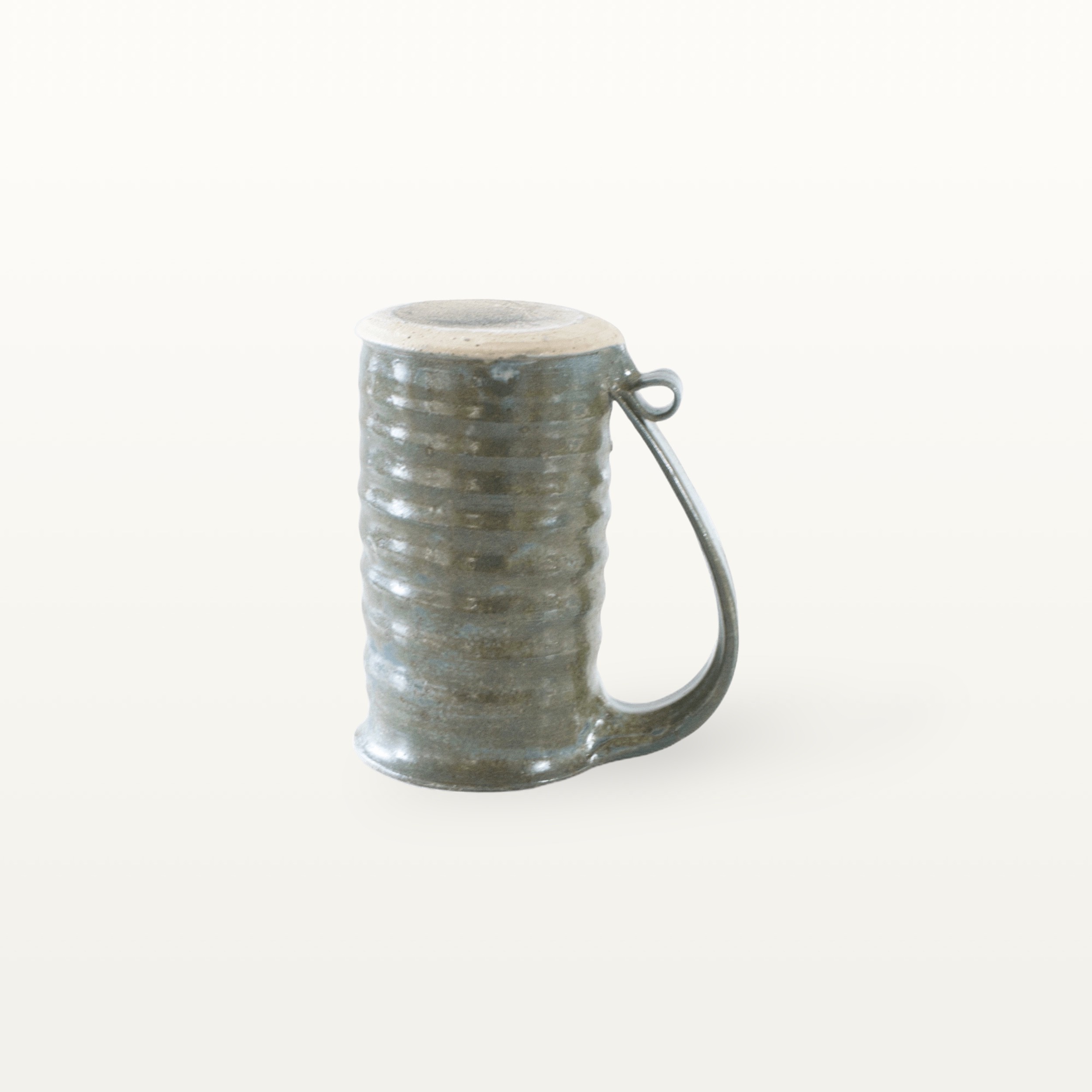 Gerade, hohe Keramiktasse - blau 3 Gerade, hohe Keramiktasse - blau – Bild 3