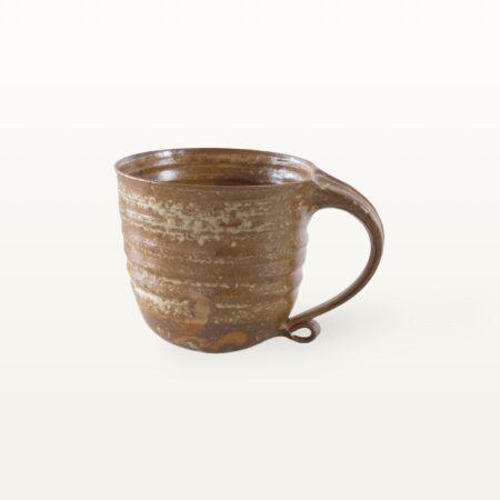 Alternative view of Große, natürliche Keramiktasse - braun