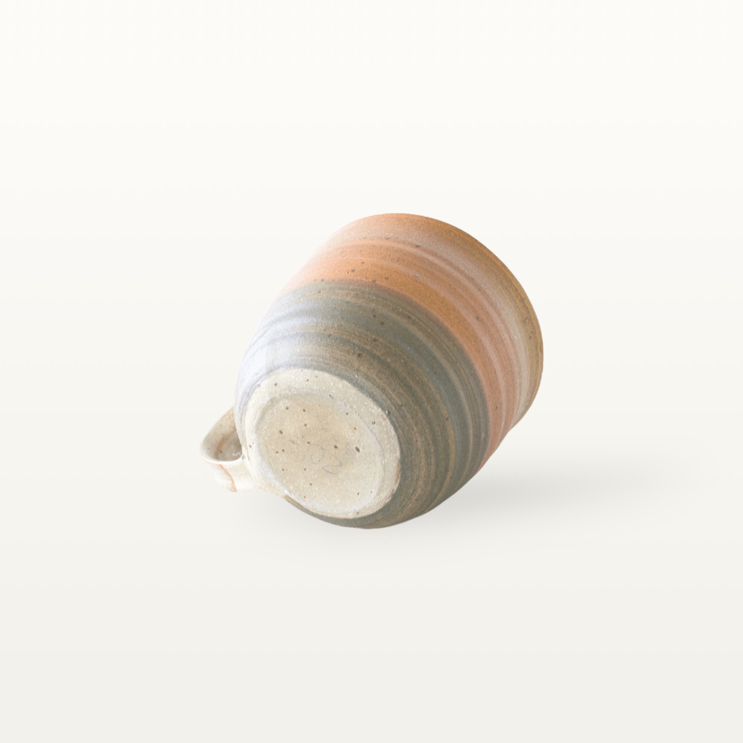 Flache, bauchige Tasse in rustikaler Optik - bunt 5 Flache, bauchige Tasse in rustikaler Optik - bunt – Bild 5