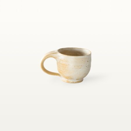 Alternative view of Espressotasse aus Keramik - Erdtöne - Weiß