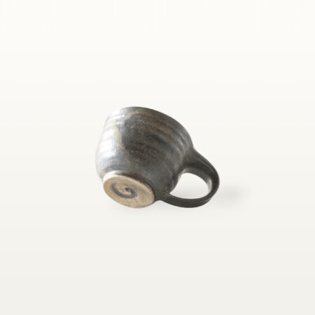Espressotasse aus Keramik - Erdtöne - Schwarz – Bild 4