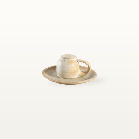 Espressotasse und Unterteller - Set - Weiß – Bild 3