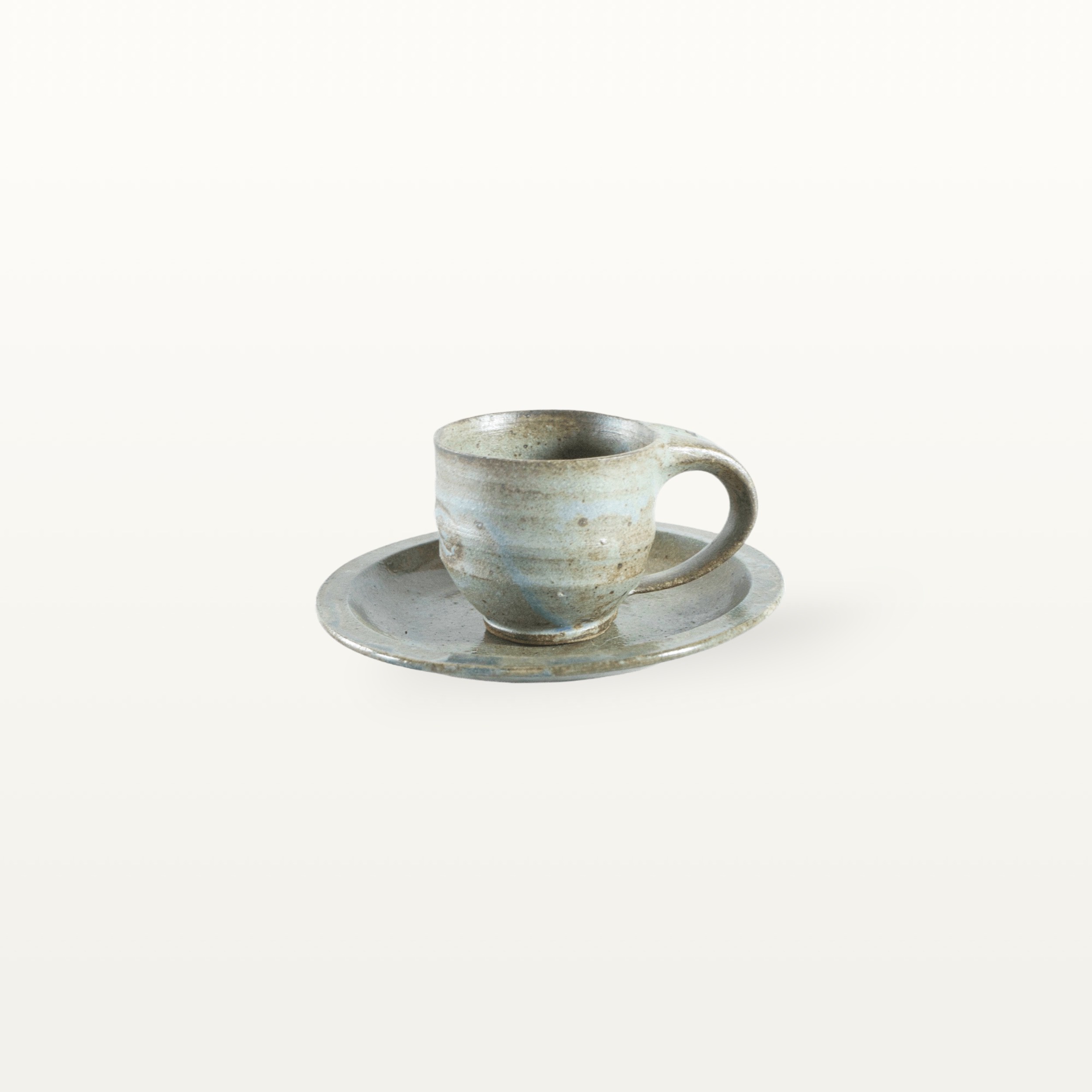 Espressotasse und Unterteller - Set - blau 1 Espressotasse und Unterteller - Set - blau