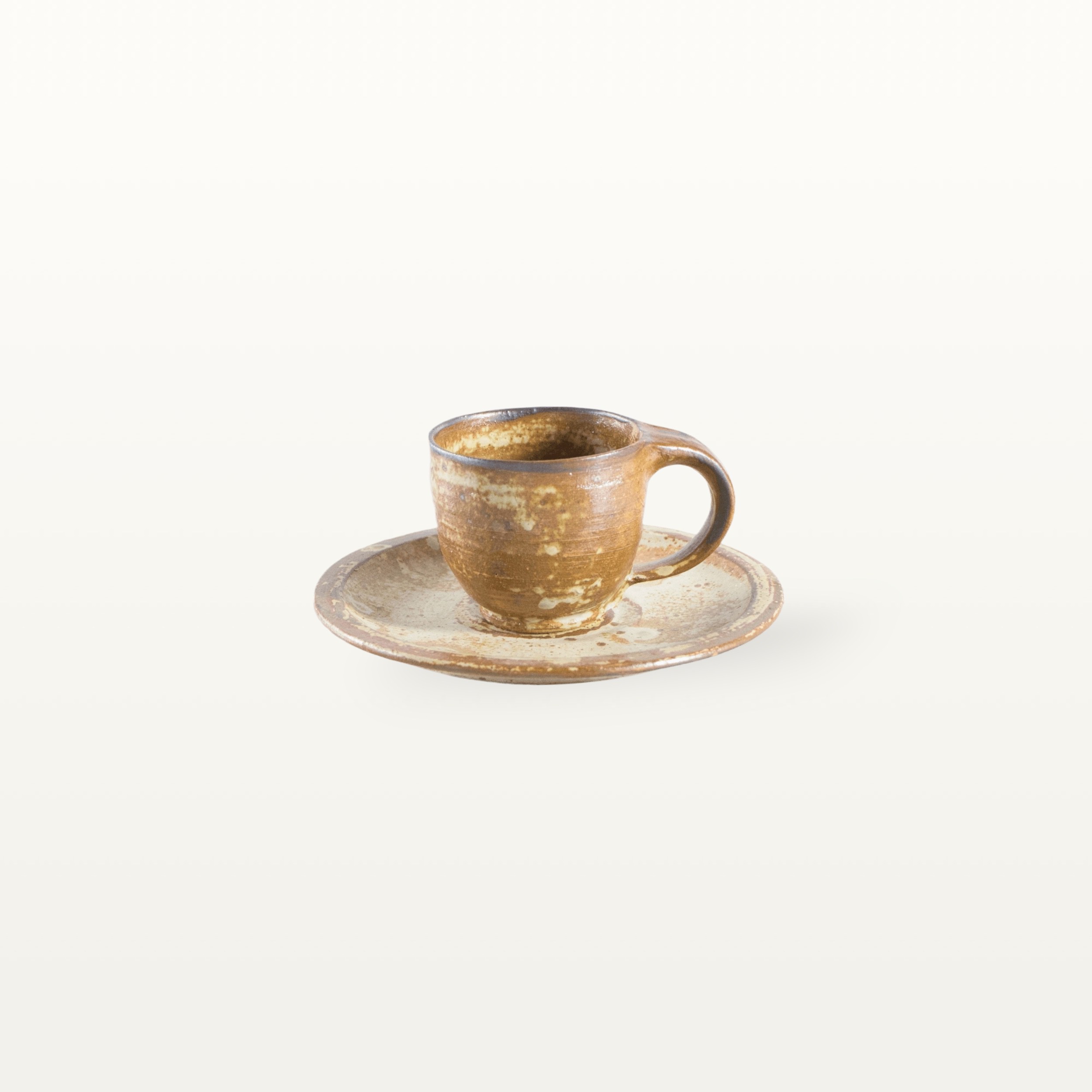 Espressotasse und Unterteller - Set - Dunkelbraun 8