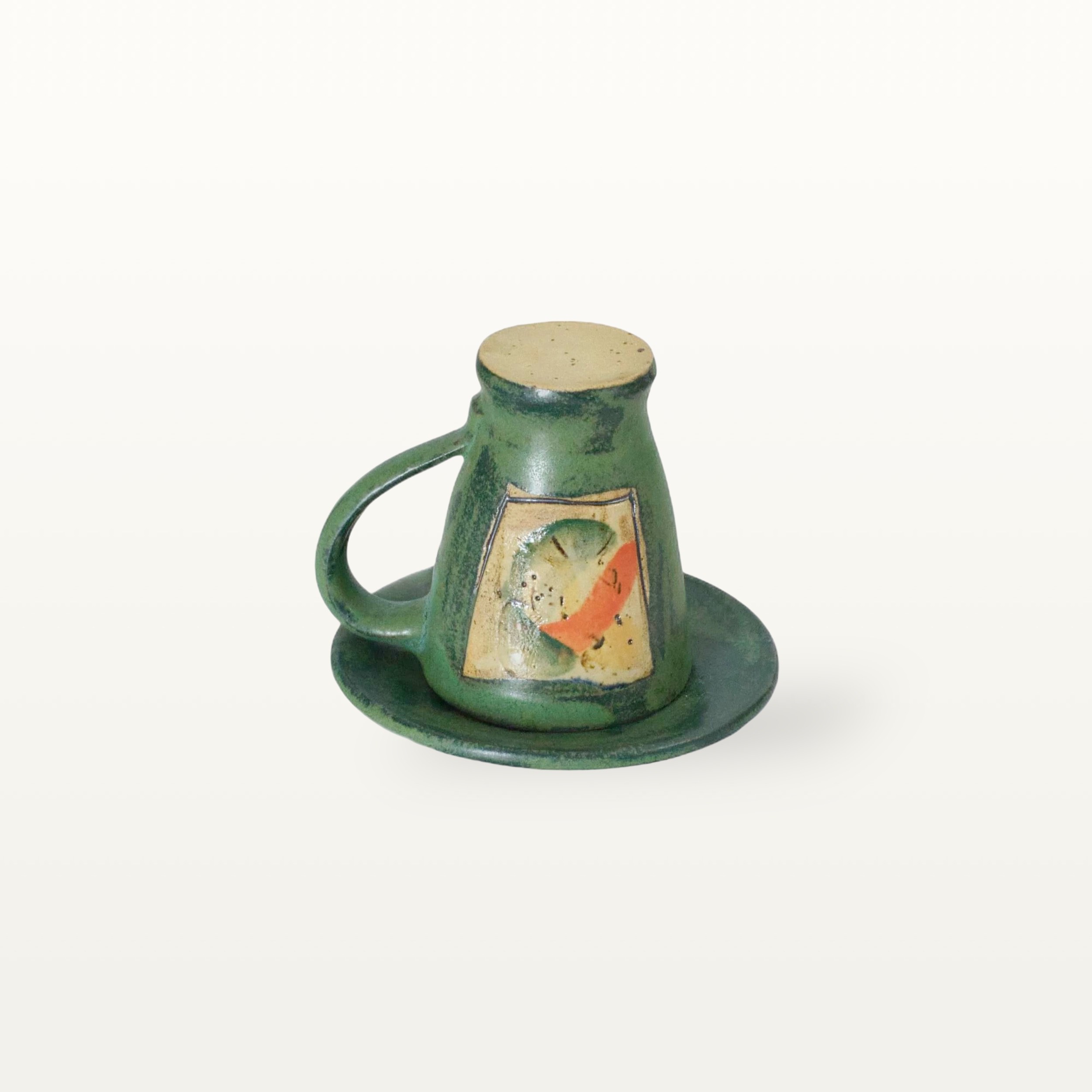 Espressotasse mit Untertasse - Aquarell 2 Espressotasse mit Untertasse - Aquarell – Bild 2