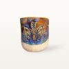 getöpferter Becher Lotus - Blau 11
