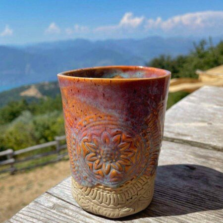 Yoga Becher Mandala - Pink – Bild 5