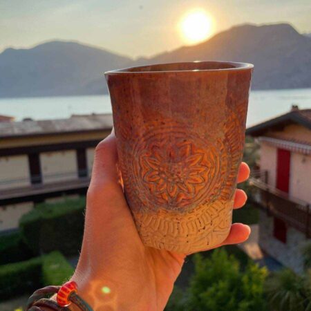 Yoga Becher Mandala - Pink – Bild 6