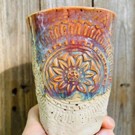 Yoga Becher Mandala - Pink – Bild 7