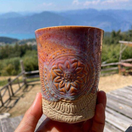 Yoga Becher Mandala - Pink – Bild 8