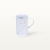 elegante Kaffeetasse "Gesichtspunkte" - Frauengesicht 12