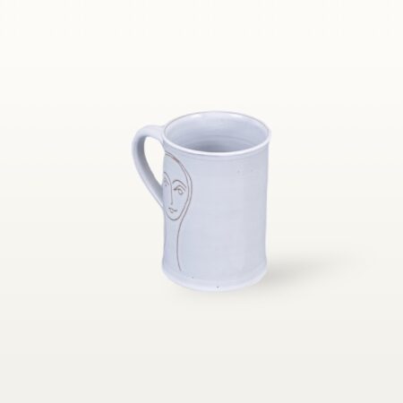 Alternative view of Kleine Keramik Tasse "Gesichtspunkte" - Frauengesicht