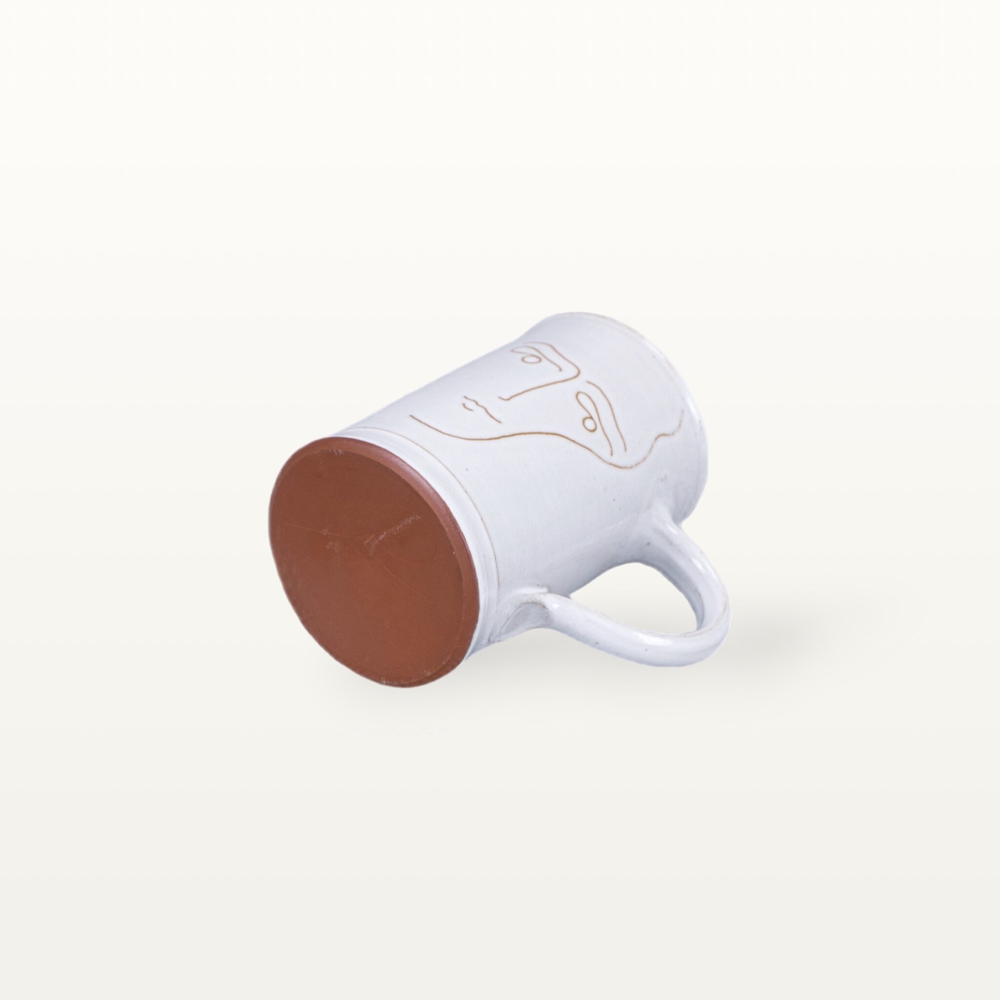 Kleine Keramik Tasse "Gesichtspunkte" - Männergesicht 5 Kleine Keramik Tasse "Gesichtspunkte" - Männergesicht – Bild 5