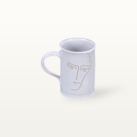 Kleine Keramik Tasse "Gesichtspunkte" - Männergesicht 8 Kleine Keramik Tasse "Gesichtspunkte" - Männergesicht – Bild 3