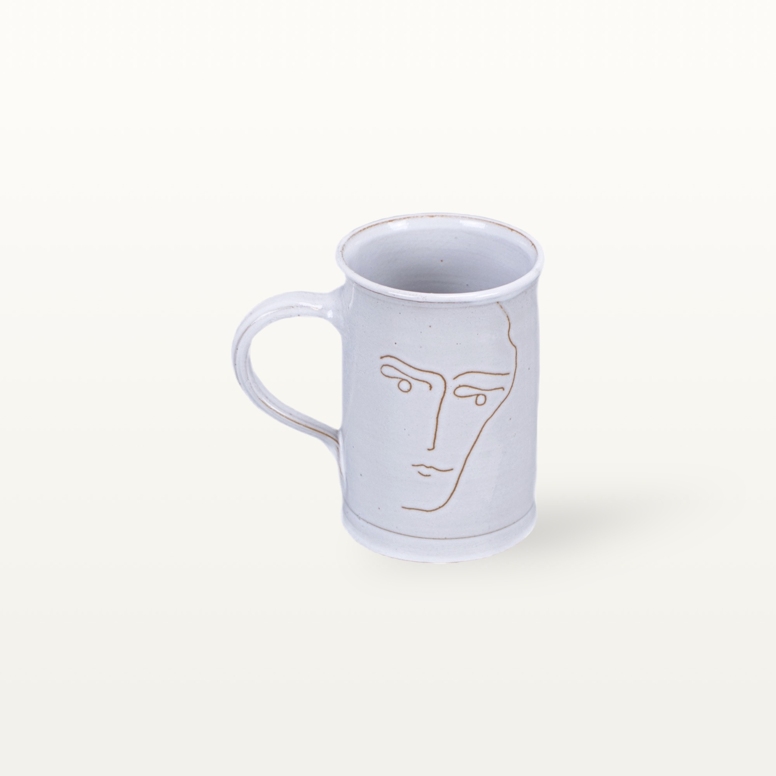 Kleine Keramik Tasse "Gesichtspunkte" - Männergesicht 3 Kleine Keramik Tasse "Gesichtspunkte" - Männergesicht – Bild 3