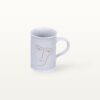 Kleine Keramik Tasse "Gesichtspunkte" - Männergesicht 13
