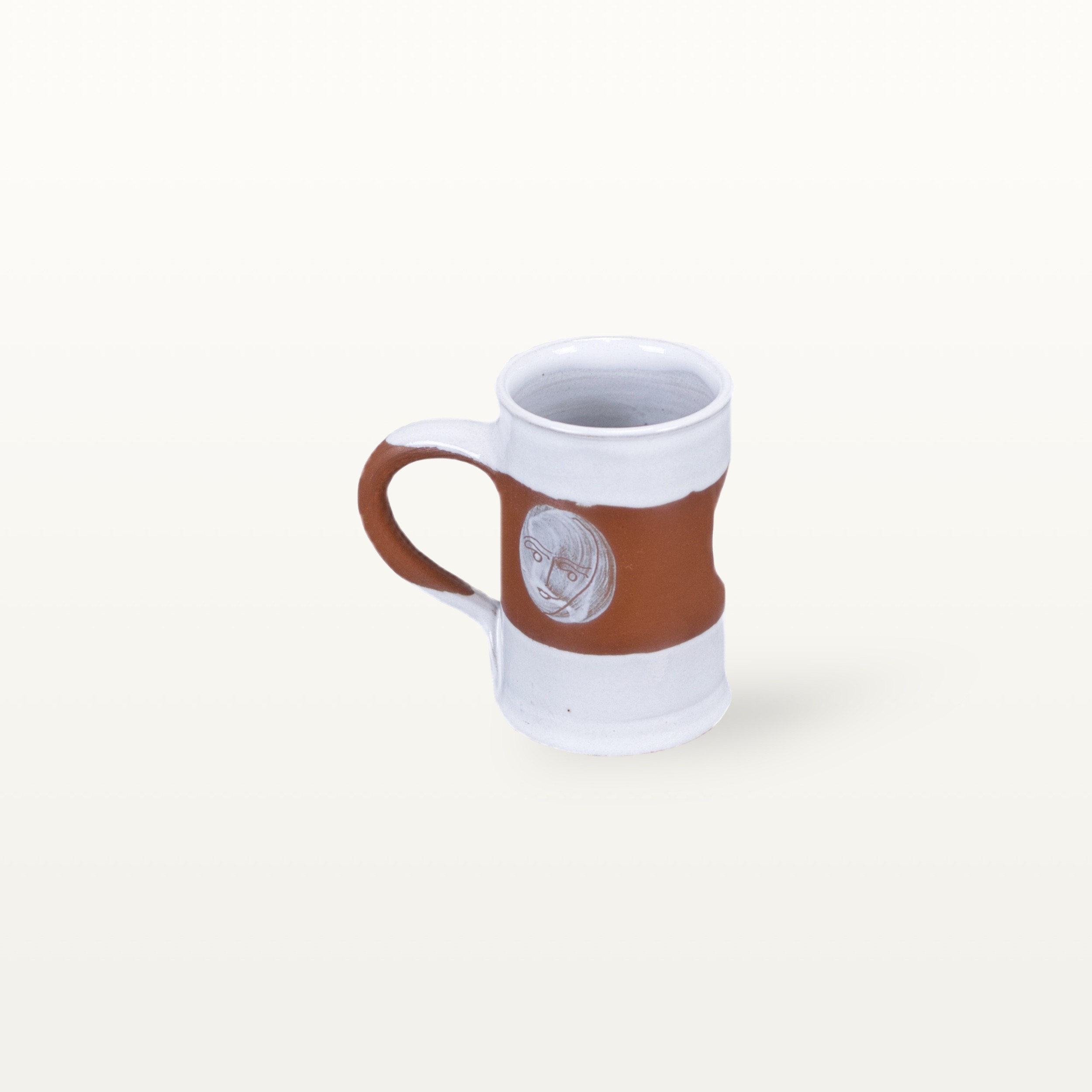 Espressotasse "Gesichtspunkte" - Terrakottaband 3 Espressotasse "Gesichtspunkte" - Terrakottaband – Bild 3