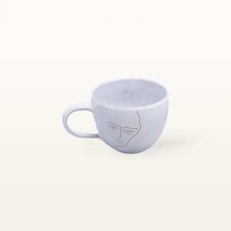 Cappuccinotassen "Gesichtspunkte" - Männergesicht – Bild 3