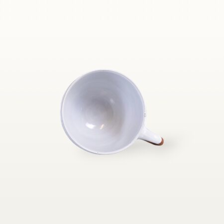 Milchkaffeetassen "Gesichtspunkte" - Terrakottaband – Bild 4