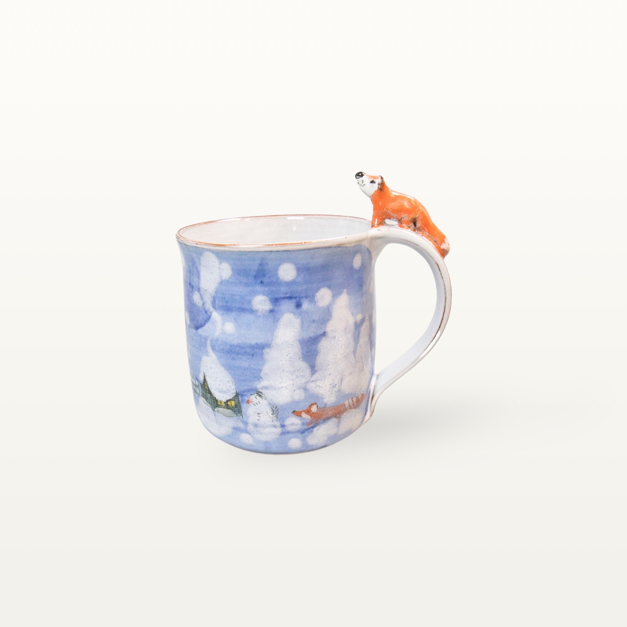 Winterlicher Kaffeepott aus Keramik – Sonderedition 1 Winterlicher Kaffeepott aus Keramik – Sonderedition