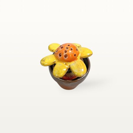 Kleine, bunte Blumen aus Keramik – Bild 5