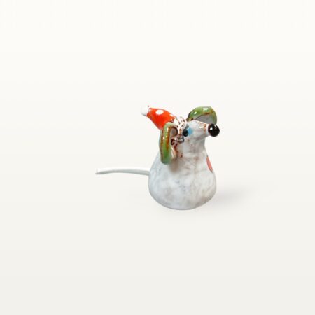 Kleine Weihnachtsmaus aus Keramik 7 Kleine Weihnachtsmaus aus Keramik – Bild 3