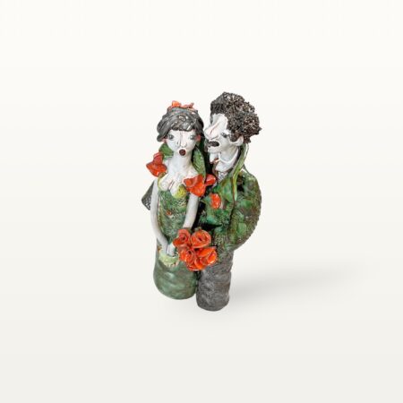 Alternative view of Individuelle Keramik Figur als Liebespärchen