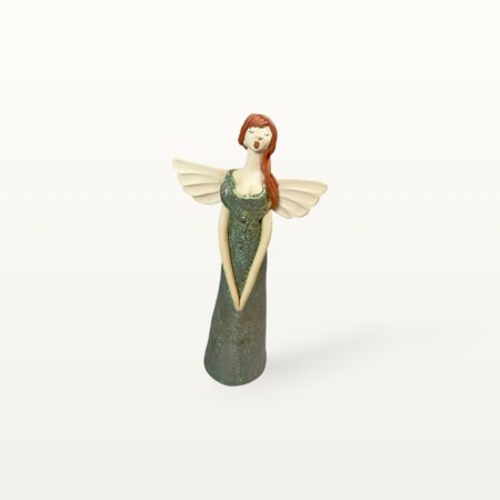 Zauberhafte Elfen Figur aus Keramik – Bild 3