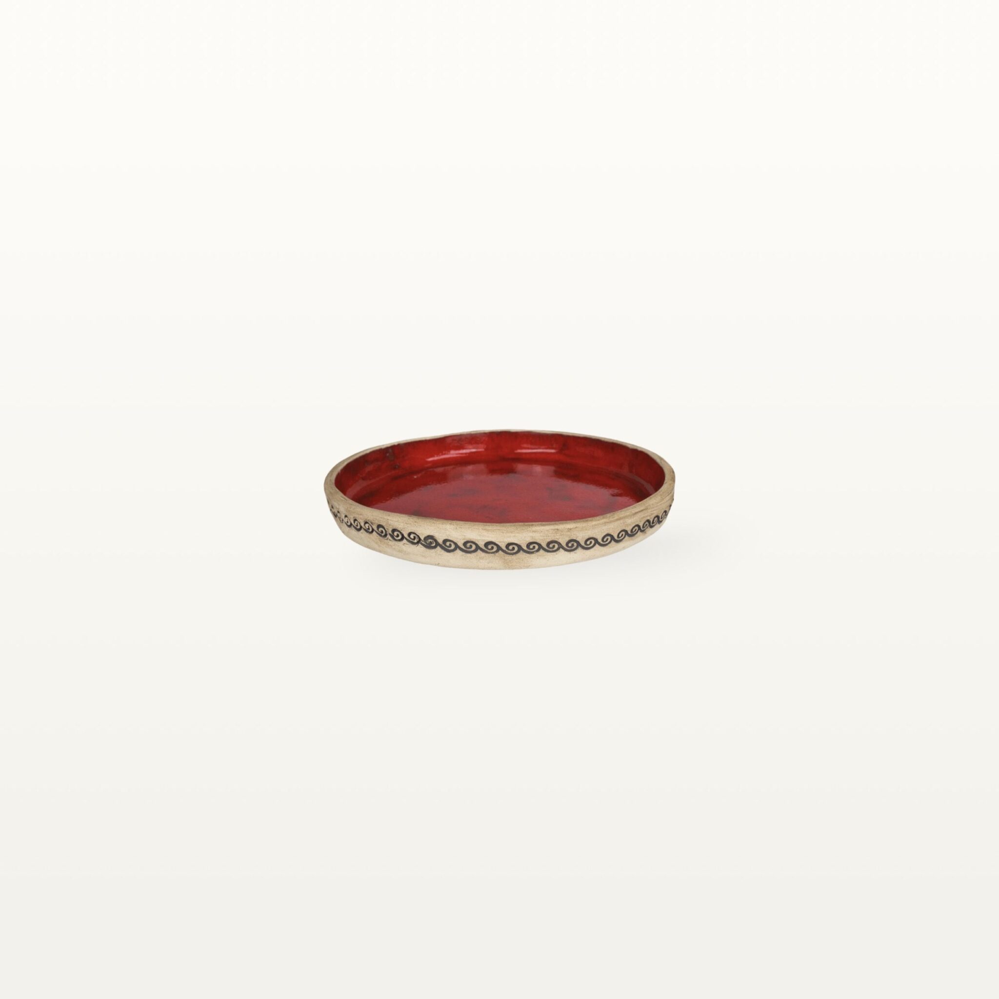 Flache Keramikschale im Vintagelook 5 Flache Keramikschale im Vintagelook – Bild 5