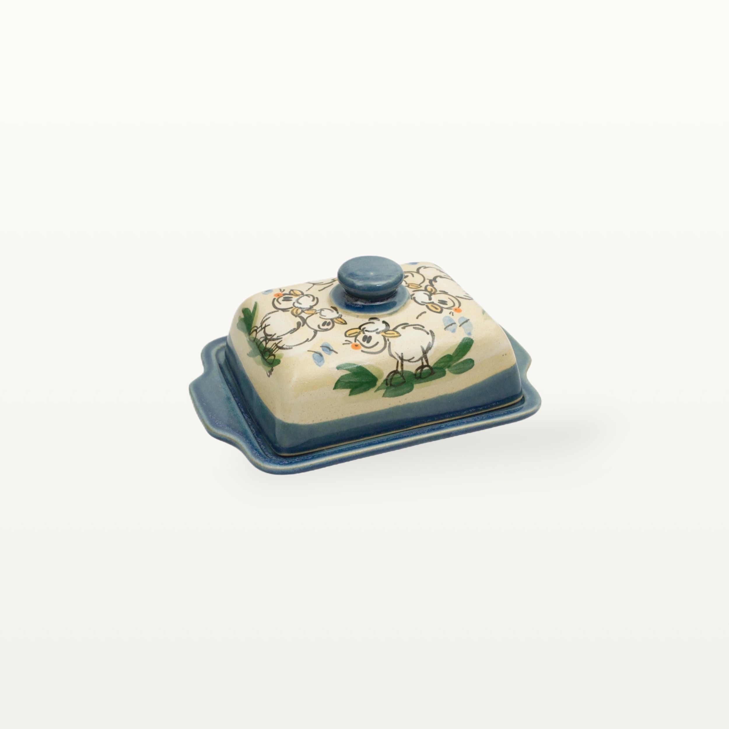 Butterdose Schaf - Tierfreunde - Blau 1 Butterdose Schaf - Tierfreunde - Blau