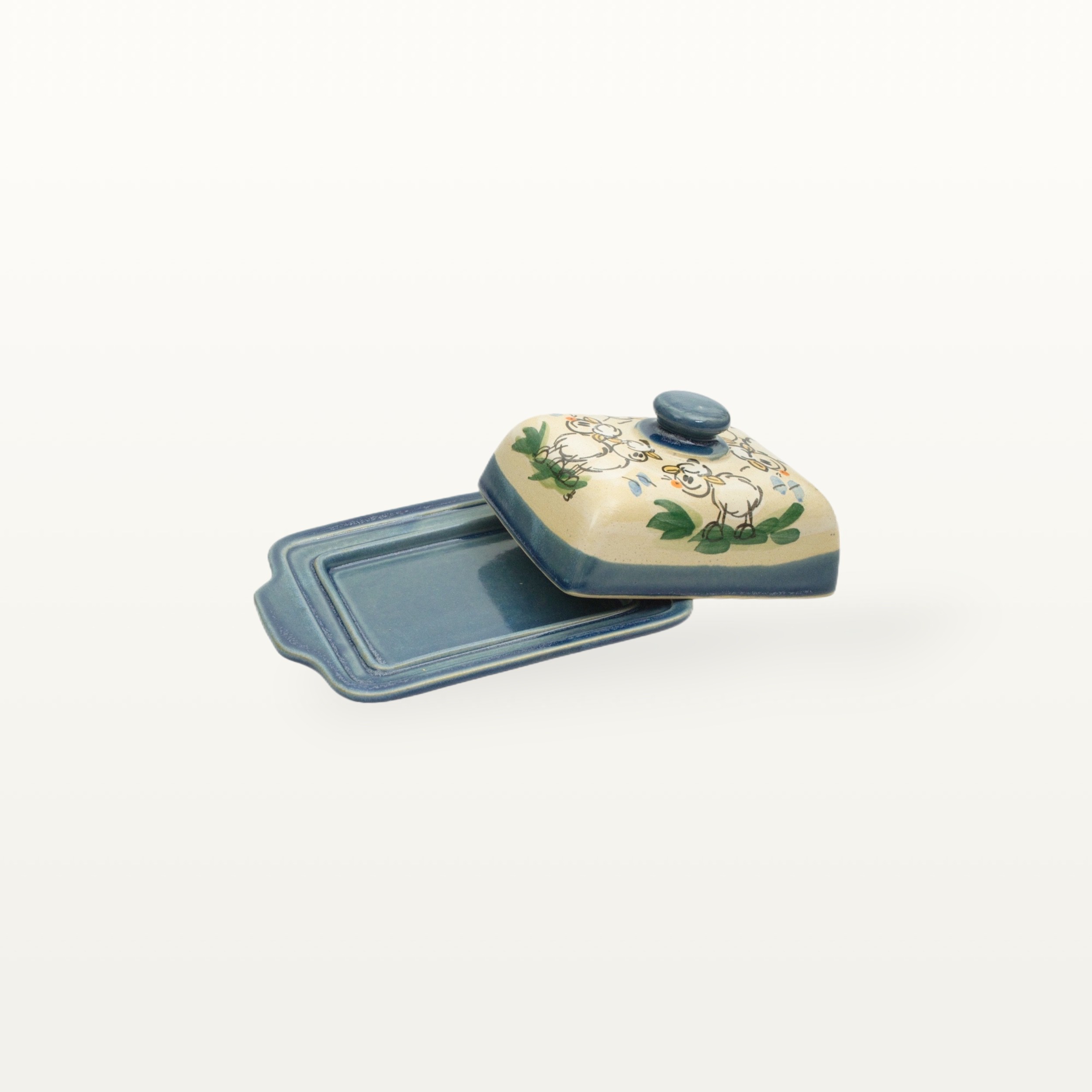 Butterdose Schaf - Tierfreunde - Blau 2 Butterdose Schaf - Tierfreunde - Blau – Bild 2