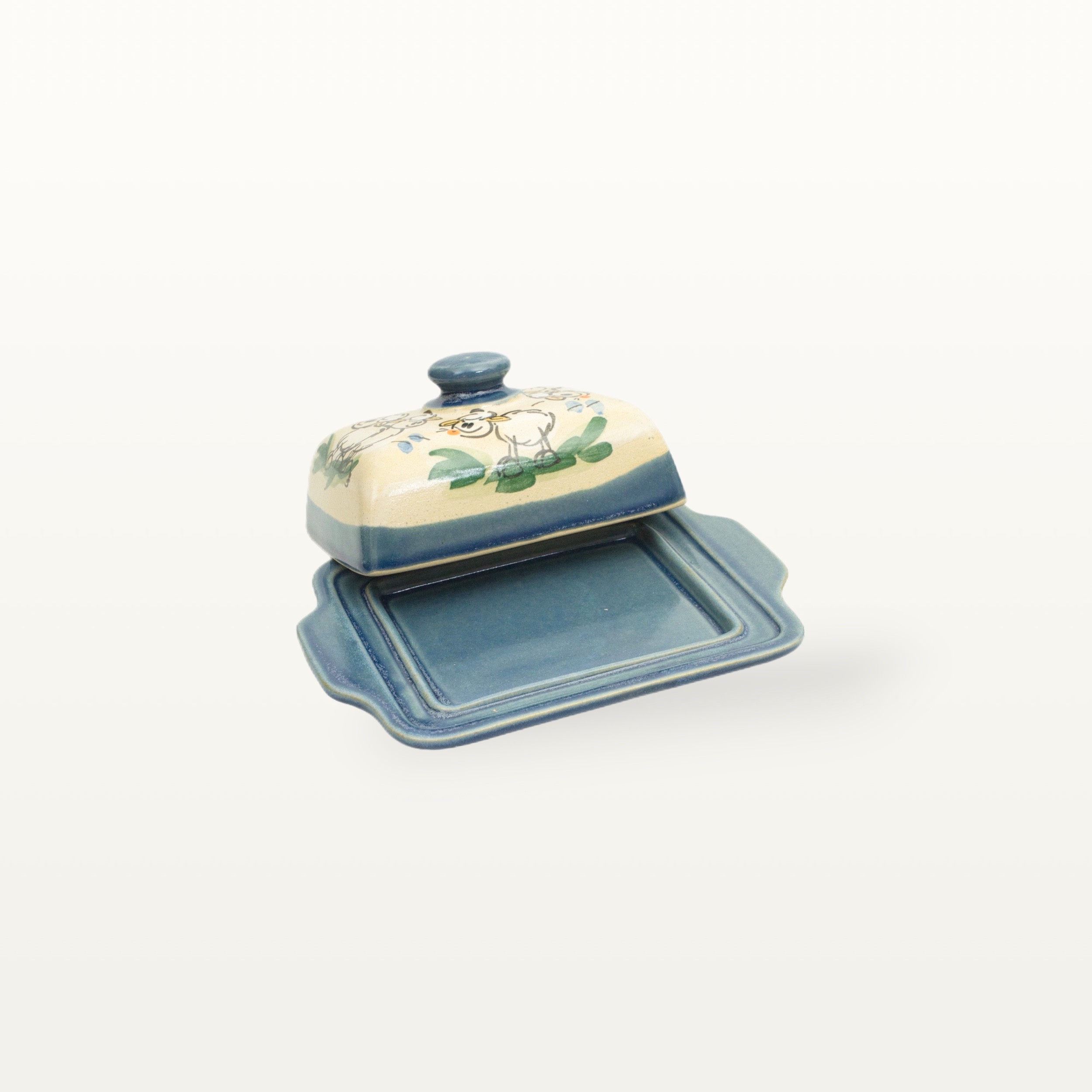 Butterdose Schaf - Tierfreunde - Blau 3 Butterdose Schaf - Tierfreunde - Blau – Bild 3