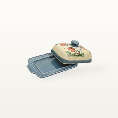 Alternative view of Butterdose Kuh - Tierfreunde - Blau