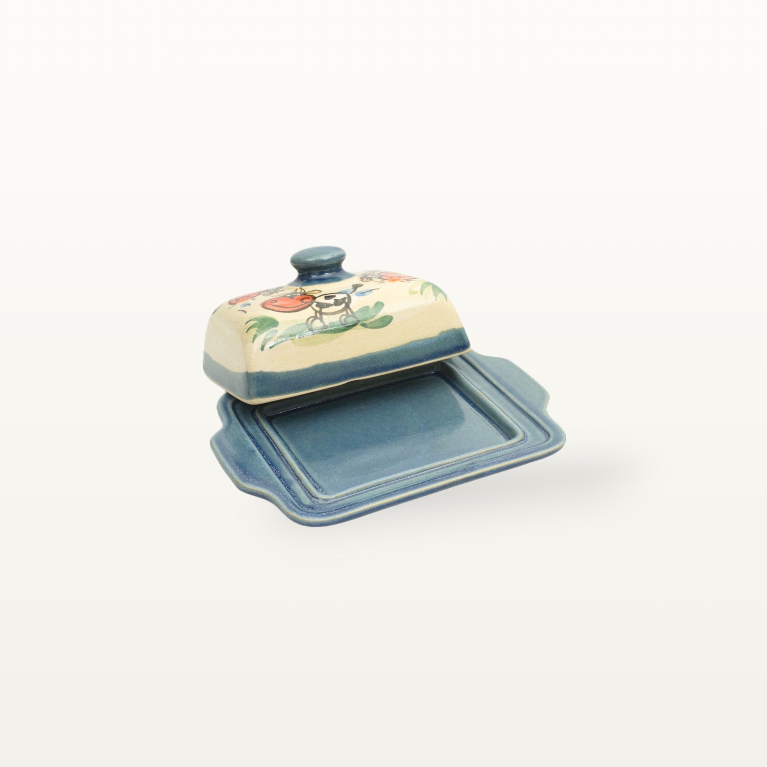 Butterdose Kuh - Tierfreunde - Blau 3 Butterdose Kuh - Tierfreunde - Blau – Bild 3