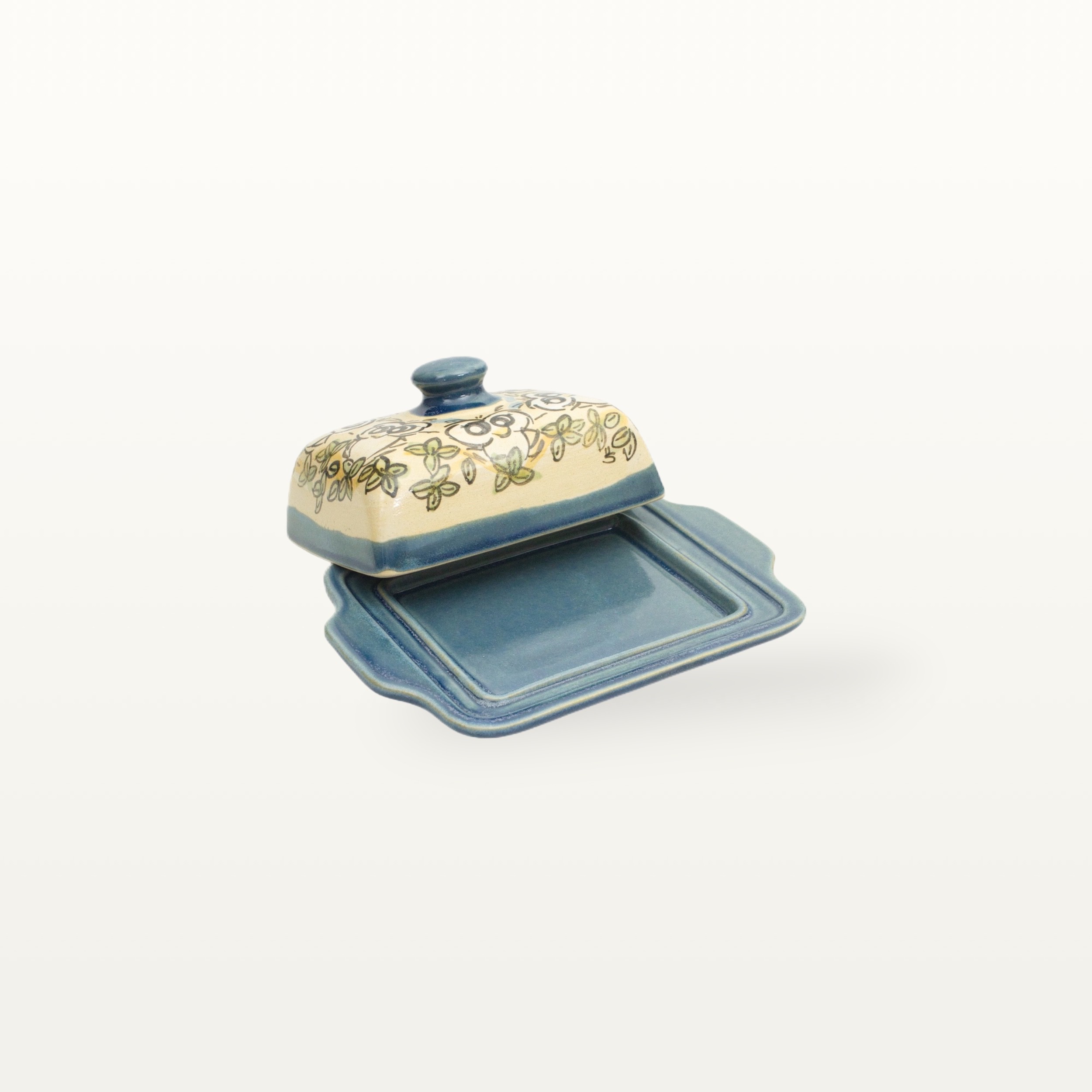 Butterdose Eule - Tierfreunde - Blau 3 Butterdose Eule - Tierfreunde - Blau – Bild 3