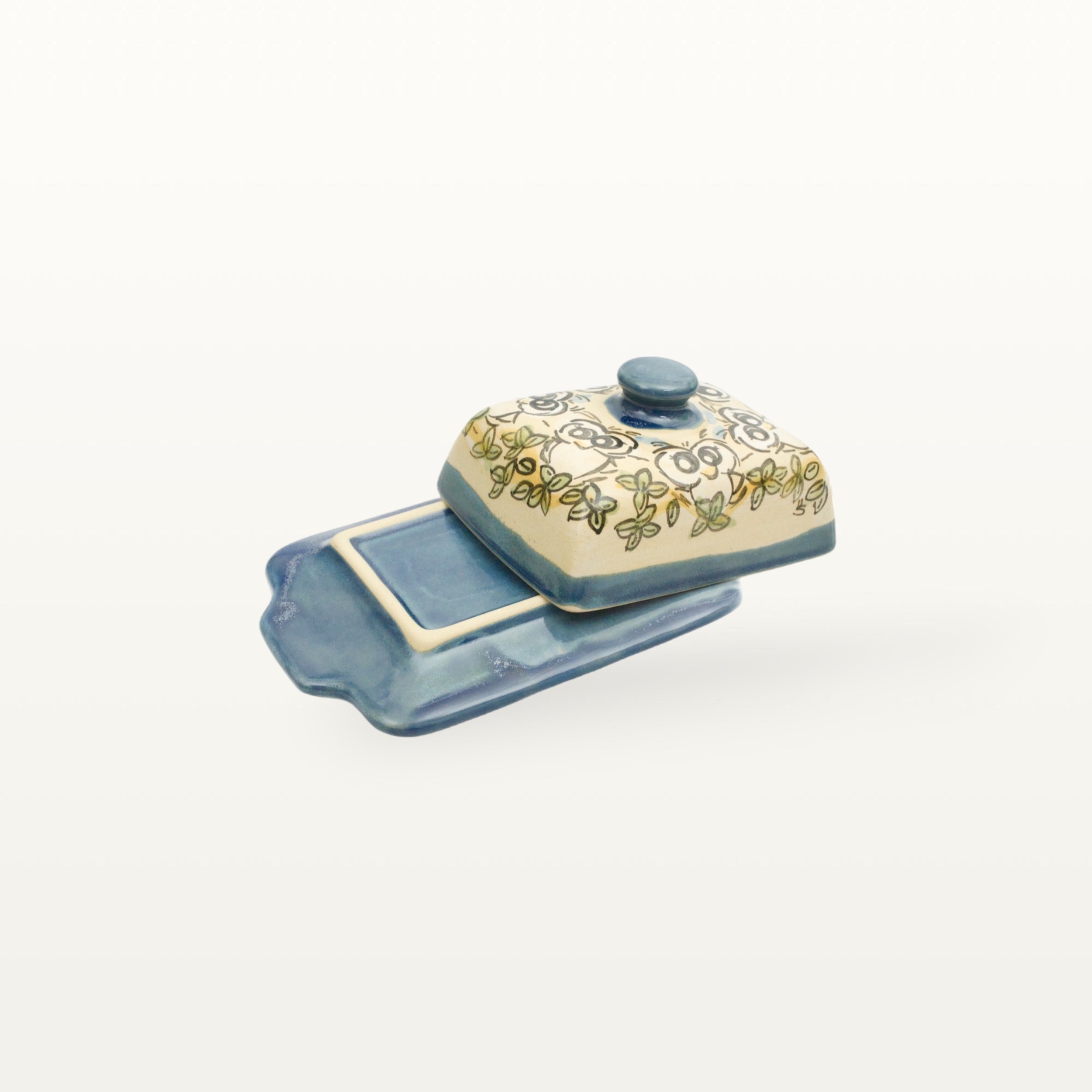 Butterdose Eule - Tierfreunde - Blau 4 Butterdose Eule - Tierfreunde - Blau – Bild 4