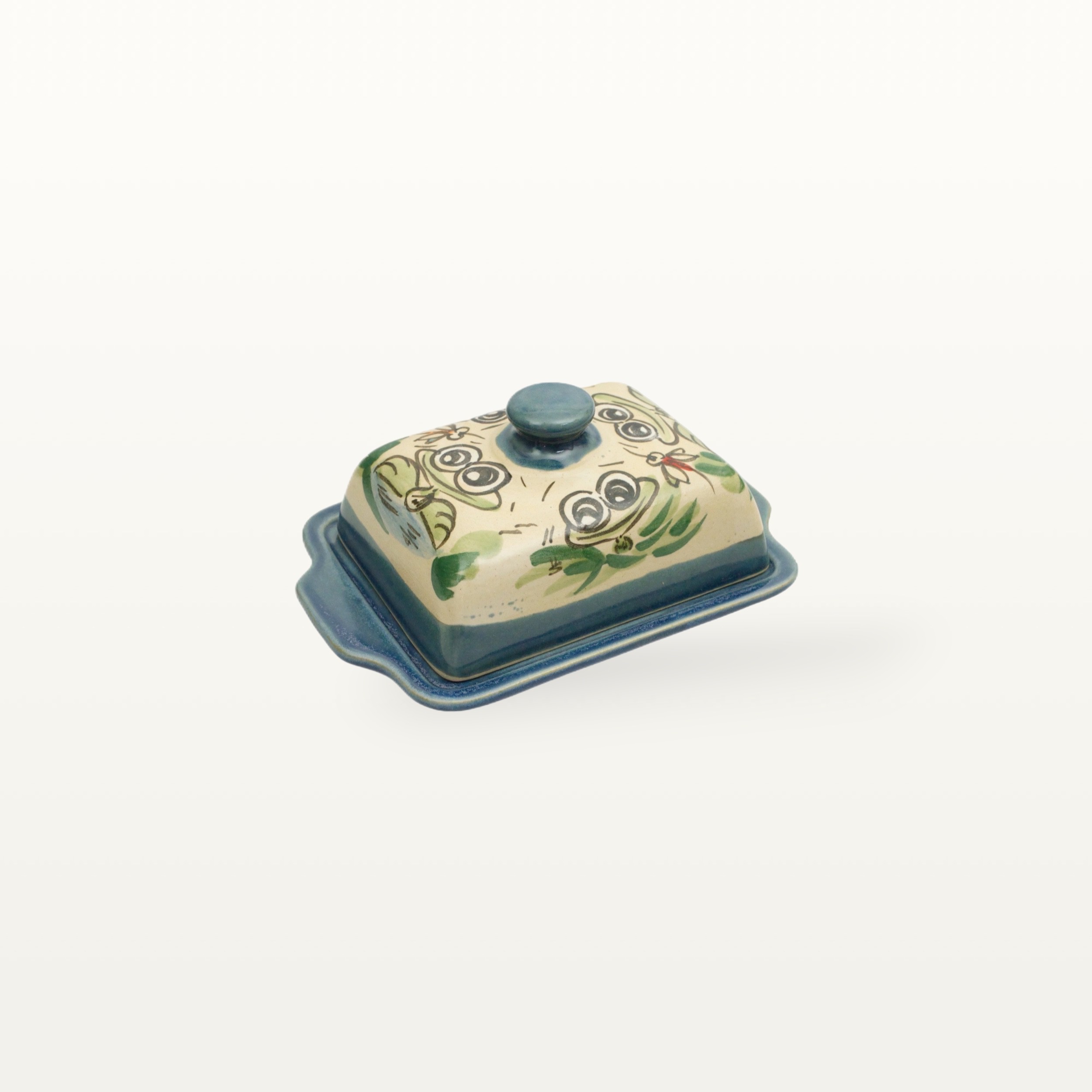 Butterdose Frosch - Tierfreunde - Blau