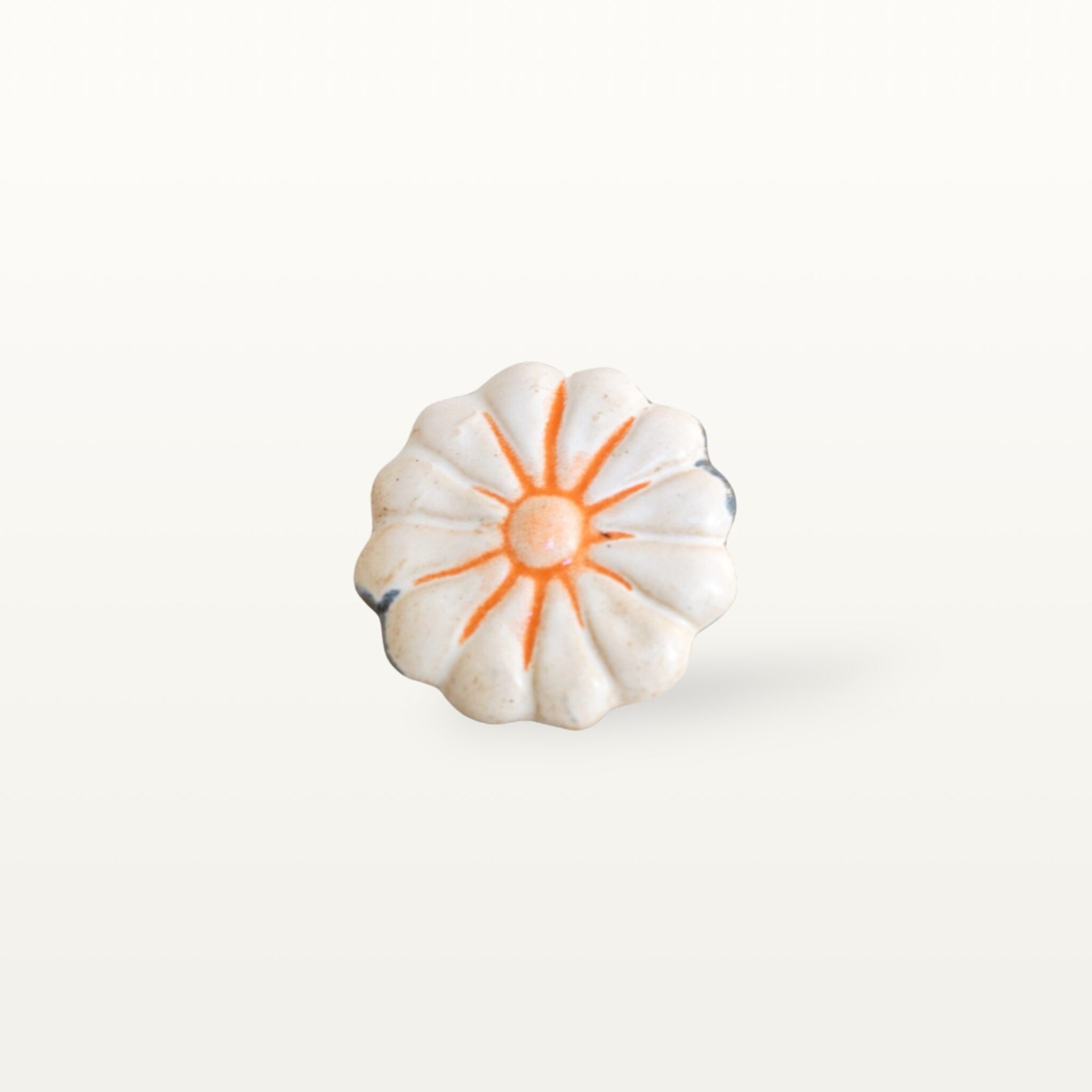 Schwimm-Blumen für den Gartenteich - Weiß-Orange