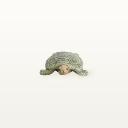 Süße Keramik-Schildkröte für den Gartenteich – Bild 4