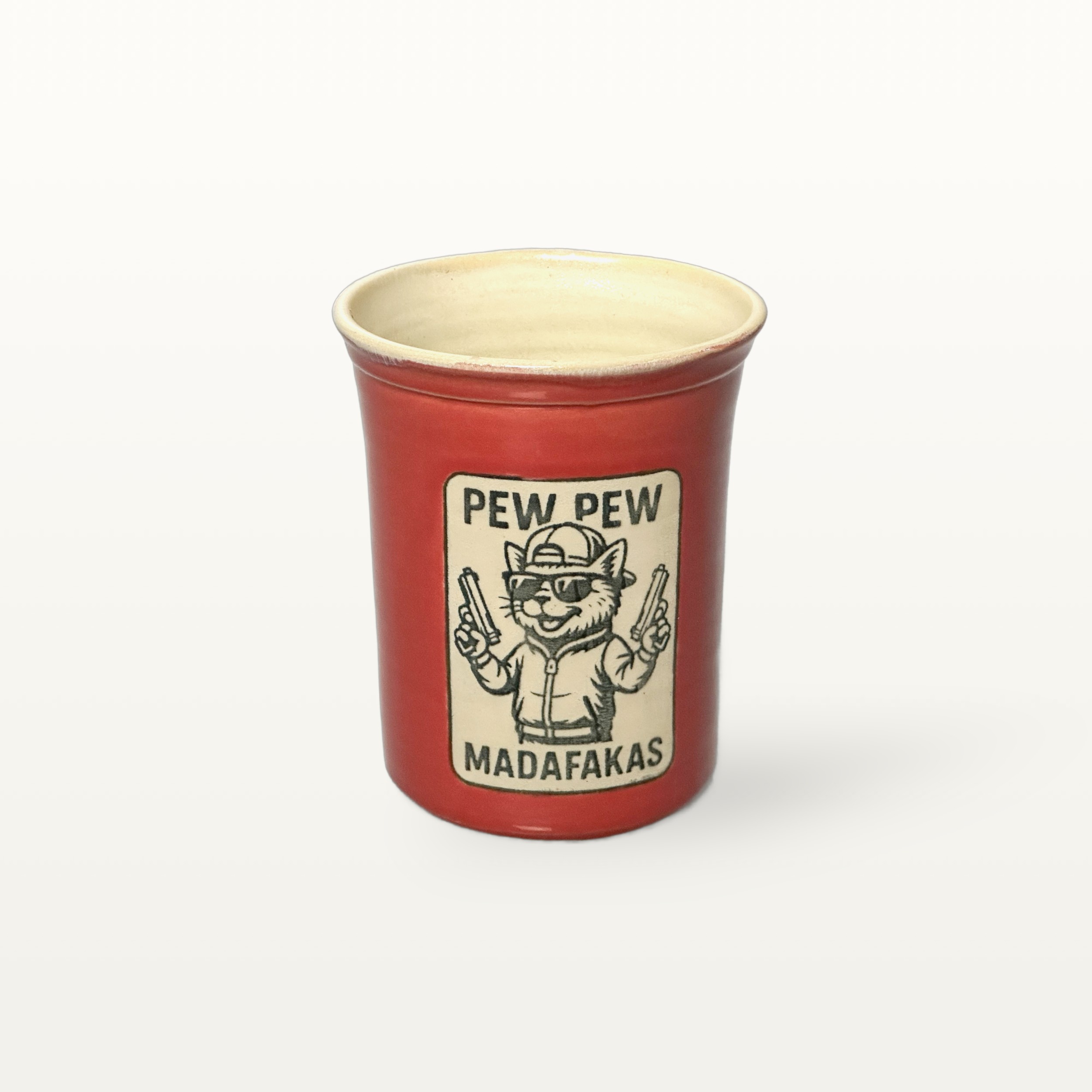 Große Tasse - Graphico Explizit - Pew Pew 1 - Rot 1 Große Tasse - Graphico Explizit - Pew Pew 1 - Rot