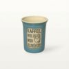 Große Tasse - Graphico Explizit - Kaffee statt Wein - Türkis 5