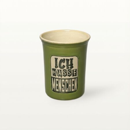 Große Tasse - Graphico Explizit - Hasse Menschen - Grün