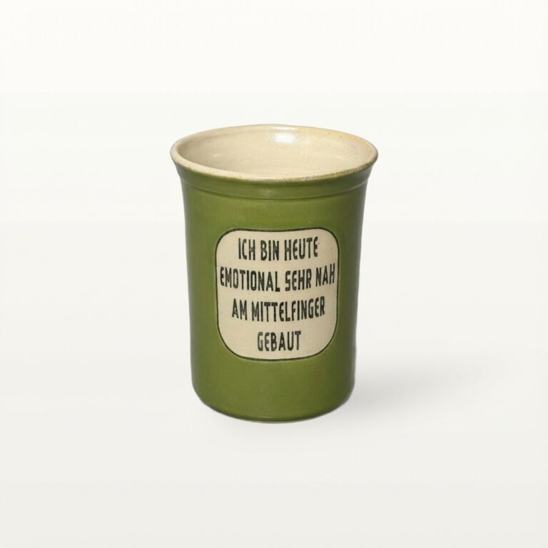 Große Tasse - Graphico Explizit - Mittelfinger - Grün 5
